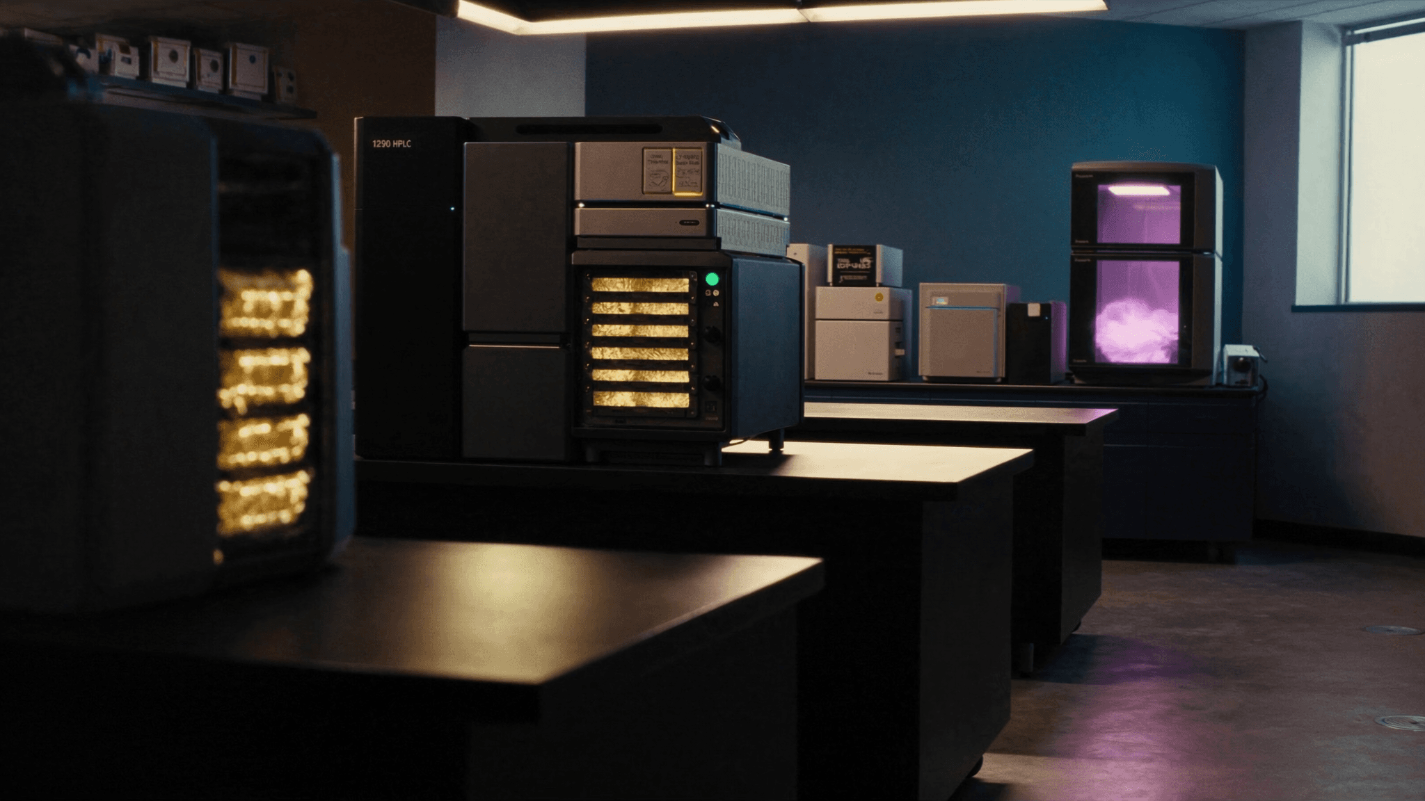Gold Standard Analytics Houston bench — Agilent HPLC, LC-MS, ICP-MS, LAL, and Karl Fischer instruments under a single ISO 17025-aligned workflow