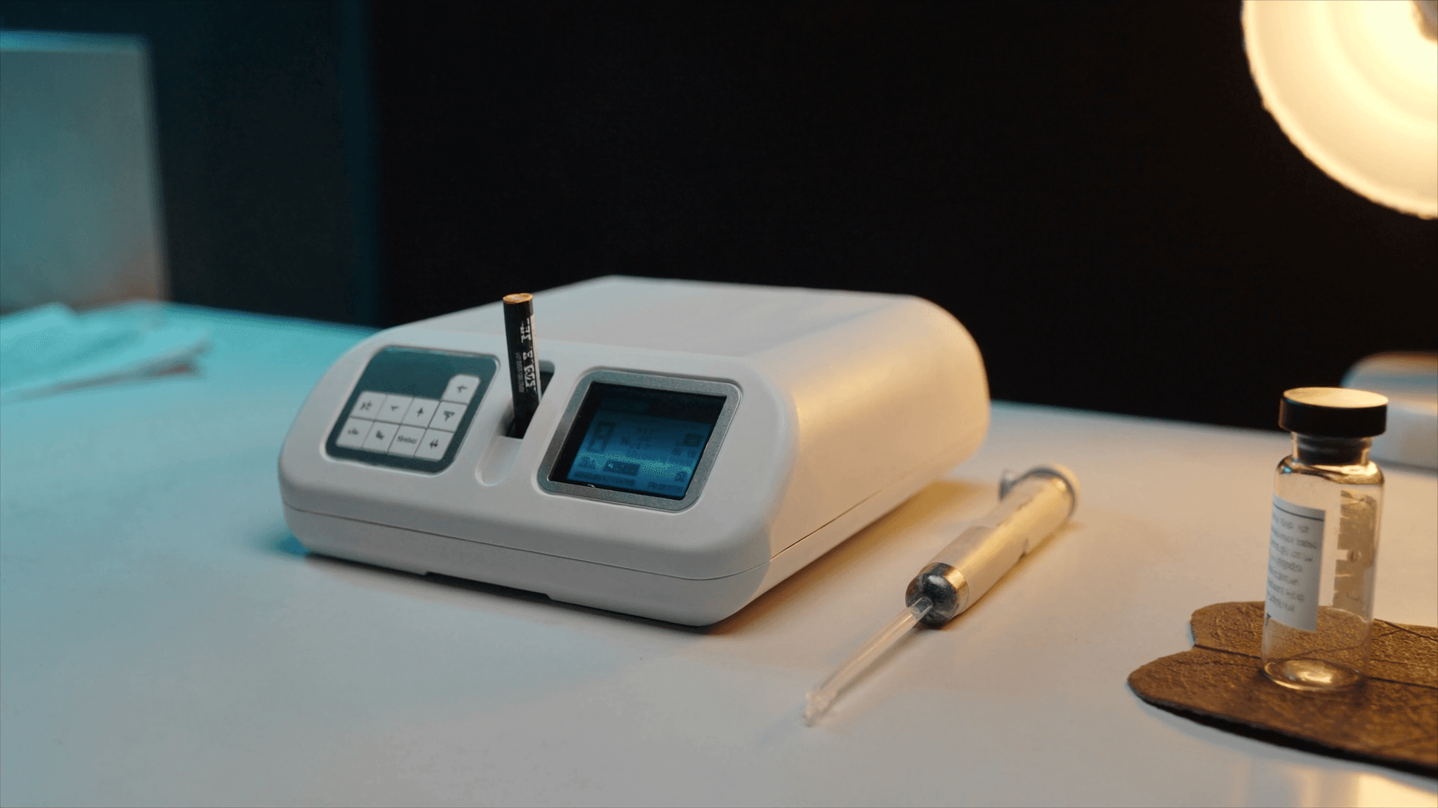 Charles River Endosafe endotoxin (LAL) reader on the Gold Standard Analytics bench